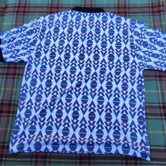 NWT Golf Shirt Aztec Pattern 3XL Size Cotton Polo Shirt - Picture 10 of 10